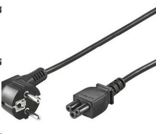 PREMIUMCORD Kabel napájecí 230V pro NTB (3pin, Schuko, trojlístek) 3m