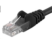 PremiumCord Patch kabel UTP RJ45-RJ45 CAT6 0.25m černá