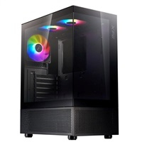 ADATA XPG case INVADER X MINI Mid-Tower, bez zdroje, 5x 120mm Fan, Černá