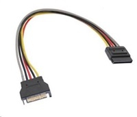 PREMIUMCORD Kabel SATA prodlužovací napájecí k HDD 16cm