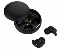 WG - Bluetooth sluchátka WG AirFlex 4, Sleeping Buds, ANC, černá