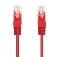 C-TECH kabel patchcord Cat5e, UTP, červený, 5m