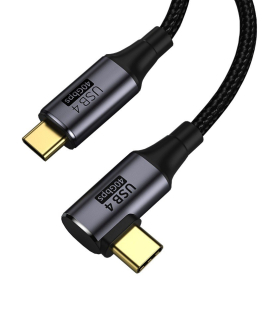 PREMIUMCORD Kabel USB4™ Gen 3x2 40Gbps 8K@60Hz 240W Thunderbolt 3 kabel 0,3m