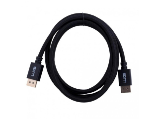 WG - Kabel video DisplayPort (male) to DisplayPort (male) / 4K 60Hz / 2m / braided / gold plated
