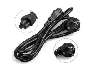 WG - Kabel napájecí WG Mickey Mouse / CEE 7/7 to IEC C5 / 1,5m / black