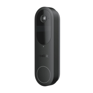 REOLINK bezpečnostní video zvonek D340B, 4MP, 2K, WiFi, černá