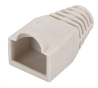 PremiumCord 25ks Krytek konektoru RJ45 - šedivá