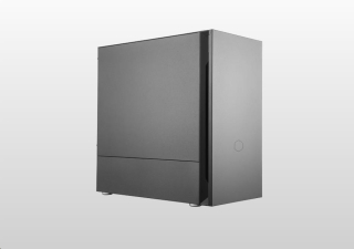 Cooler Master case Silencio S400 Steel, mATX, 2x 120mm Fan, Černá