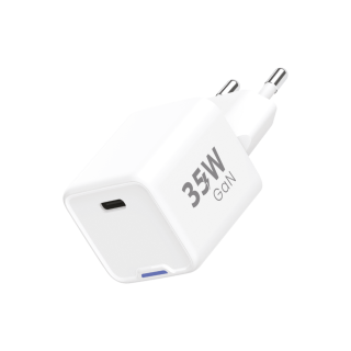 WG - Síťová nabíječka GaN 1x USB-C, PD 35W, bílá