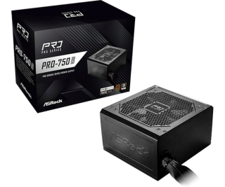 ASROCK zdroj PRO-750B, 750W, 80Plus Bronze, 120 mm, ATX 3.1