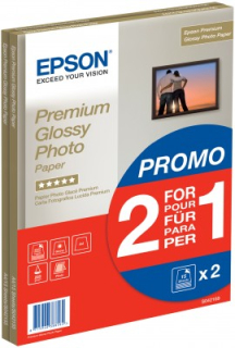 EPSON Paper A4 Premium Glossy Photo 255g/m2 (2x15 sheet) 2 za cenu 1