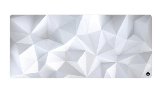 ENDORFY Podložka pod myš Crystal Onyx White XL, 900x400x3, bílá