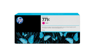 HP 771C Magenta DJ Ink Cart, 775 ml, B6Y09A
