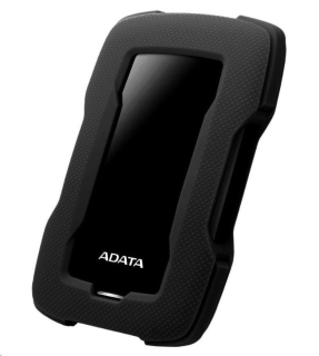 BAZAR - ADATA Externí HDD 5TB 2,5" USB 3.1 HD330, BLACK COLOR BOX, černý (gumový, nárazu odolný) - Poškozený obal (Kompl