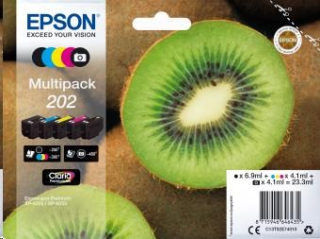 EPSON ink Multipack "Kiwi" 5-colours 202 Claria Premium Ink