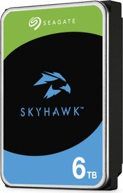 SEAGATE HDD 6TB SKYHAWK (SURVEILLANCE), 3.5", SATAIII, 5400 RPM, Cache 256MB, CMR