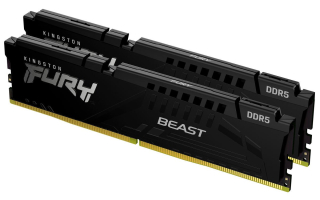 KINGSTON DIMM DDR5 64GB (Kit of 2) 6400MT/s CL32 ECC FURY Beast EXPO Černá