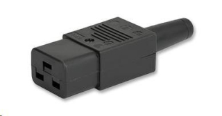 PREMIUMCORD Konektor napájecí 230V na kabel (samice, IEC C19)