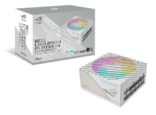 BAZAR - ASUS zdroj ROG Loki SFX-L 850W White Edition, 80+ Platinum, ARGB (Bez příslušenství)