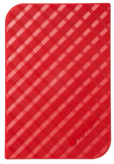 VERBATIM Externí HDD 1TB Store 'n' Go Portable Hard Drive USB 3.0, Red GEN II