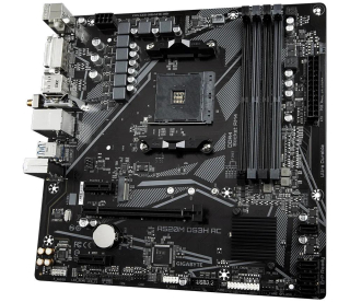 GIGABYTE MB Sc AM4 A520M DS3H AC, AMD A520, 4xDDR4, 1xDP, 1xHDMI, 1xDVI-D, WiFi, mATX