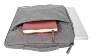 MANHATTAN Pouzdro Seattle Notebook Sleeve 15.6", Voděodolný, šedá