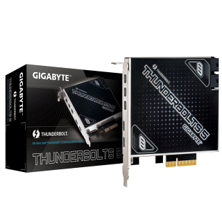 BAZAR GIGABYTE rozšiřující karta Thunderbolts 5, PCIe 4.0x4, 3xMini-DP (ROZBALENO)