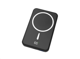 WG - Power Bank 10000 mAh, bezdrátová 15W + PD 20W + QC 3.0 22,5W, černá