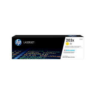 HP 203X High Yield Yellow Original LaserJet Toner Cartridge (2,500 pages)