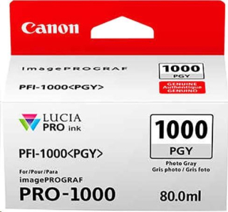Canon CARTRIDGE PFI-1000PGY photo šedá pro ImagePROGRAF PRO-1000 (270 str.)
