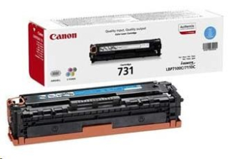 Canon TONER CRG-731C azurová pro i-SENSYS LBP7100Cn, LBP7110Cw, MF623Cn, MF628Cw, MF8230Cn, MF8280Cw (1 500 str.)