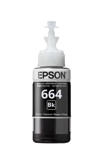 EPSON ink čer T6641 Black ink container 70ml pro L100/L200/L550/L1300/L355/365