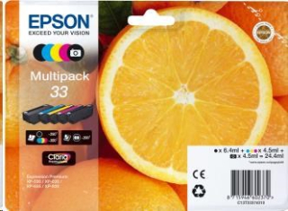 EPSON ink Multipack "Pomeranč" 5-colours 33 Claria Premium Ink