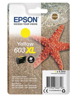 EPSON ink bar Singlepack "Hvězdice" Yellow 603XL Ink