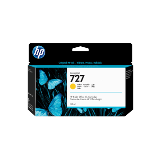 HP 727 Yellow Ink Cart, 130 ml, B3P21A