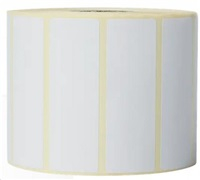 BROTHER BDE-1J026076-102, předřezaná rolka štítků, 76x26mm, 1900 štítků - box 8ks