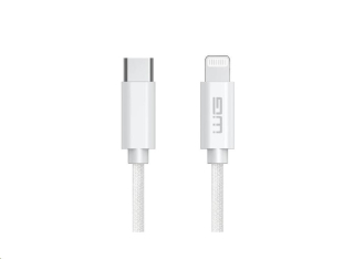 WG - Datový kabel Lightning Mfi na Type-C, 1 metr, 3A, bílá
