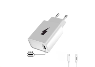WG - Síťová nabíječka 1x USB-C, PD 20W + kabel Type-C na Lightning MFI, white