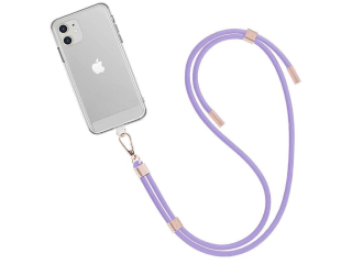 WG - Crossbody lace strap/transparent/violet