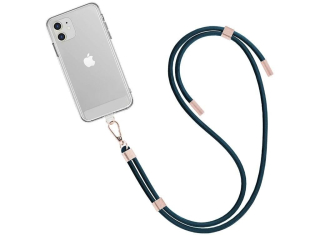 WG - Crossbody lace strap/transparent/green